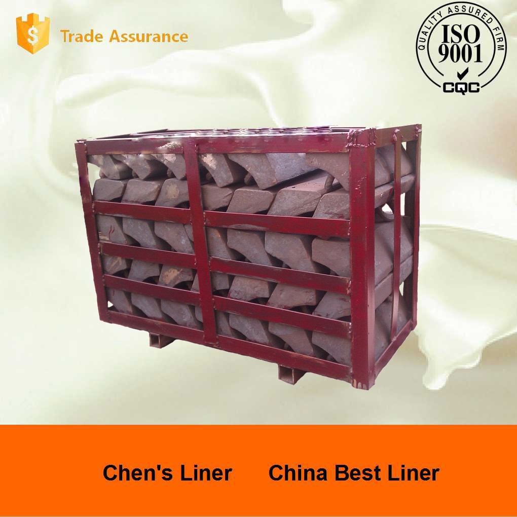 5 Tons Pearlitical Cr-Mo Alloy Steel Castings Liners In SAG Mills