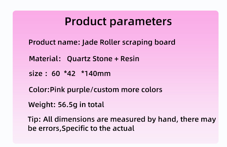 Pink Face Massager Roller , Jade Massager Roller OEM ODM Service