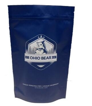 Custom Printing FDA Food Material Plastic Material k Poly Bag Black Plastic Zipper Bags Wholesale