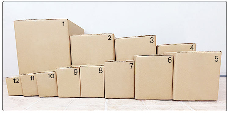Custom Size Eco-friendly Kraft Corrugated Paper Carton Box For Goods Shipping