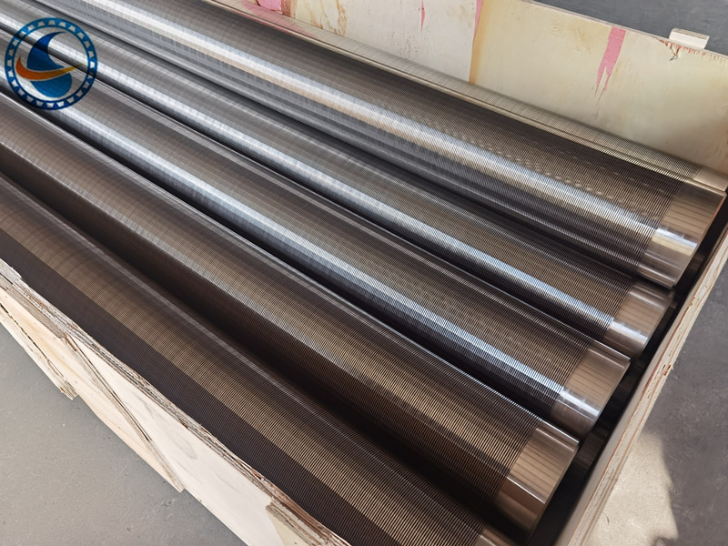 1.0mm Slot Wire Wrapped Pipe Full Welded Stainless Steel