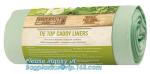 100% biodegradable compostable plastic garbage bags, 100% biodegradable black