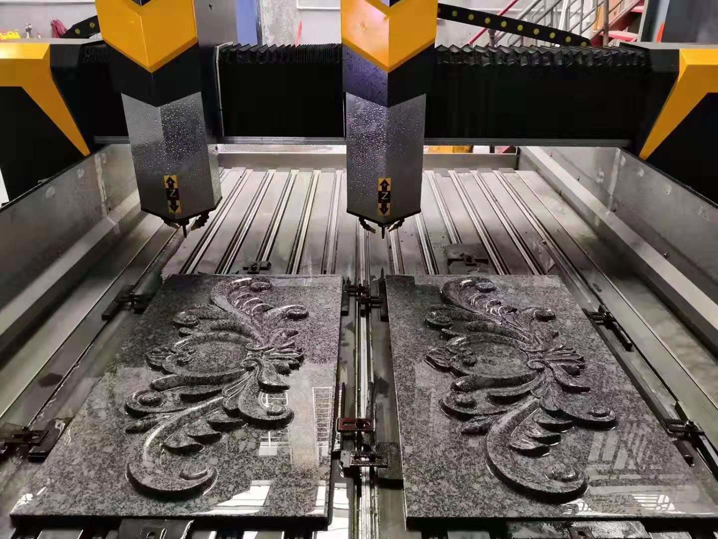 Precision 3-Axis 15m/min Air Speed CNC Stone Carving Machine