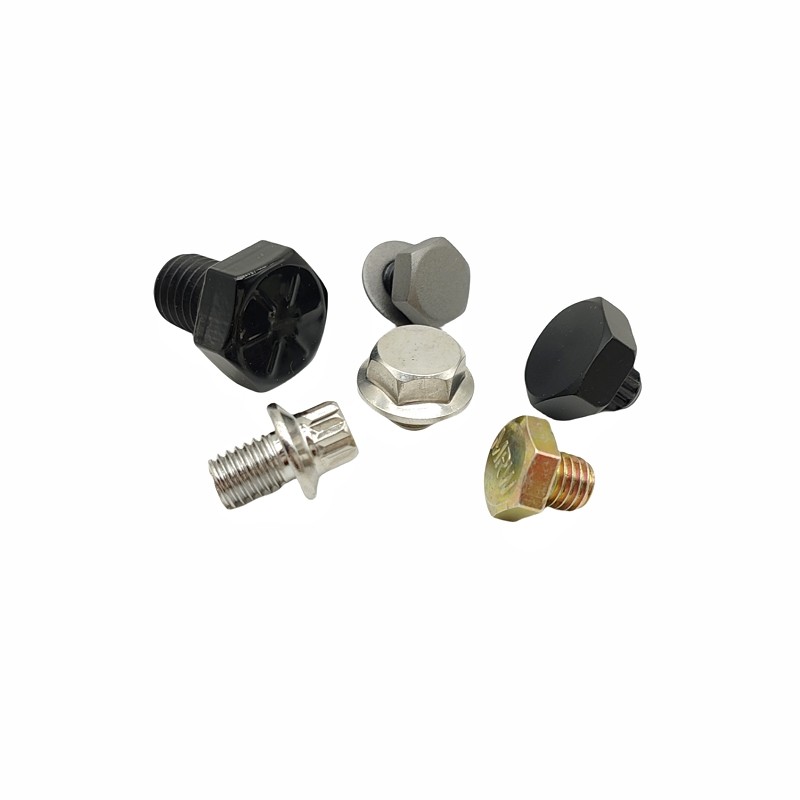 8.8 Grade Stainless Steel External Hexagon Bolt Painting Bright Black External Hexagon Wire