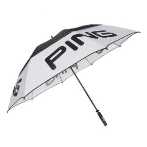China Two Layer Polyester Windproof Golf Umbrellas 27 Inch wholesale