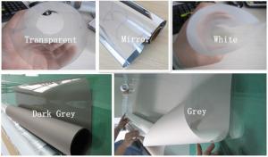 China Display Sticky Screen Rear Projection Film , Thick Clear Holographic Adhesive Film wholesale
