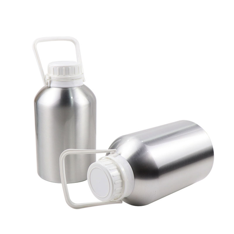 Childproof Cap 169OZ 5L Essential Oil Aluminum Bottles Custom Color