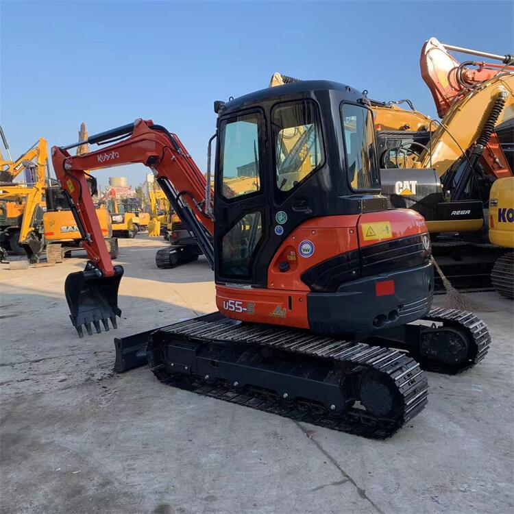 Japan Mini Crawler Kubota U55 U55-5 Uesd Excavator in Shanghai with and Kubota Engine