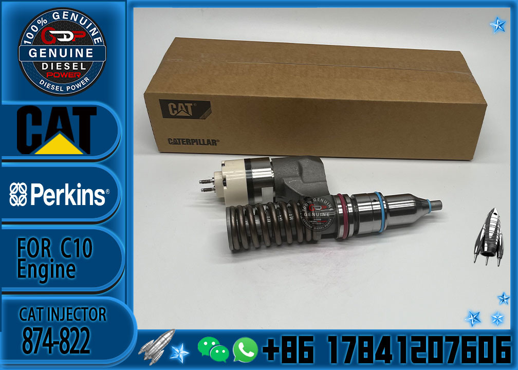 874-822 Diesel Engine Fuel Injector 874-822 For CAT C10 C11 C12 C13 Diesel Engine 3176 3196 Excavator