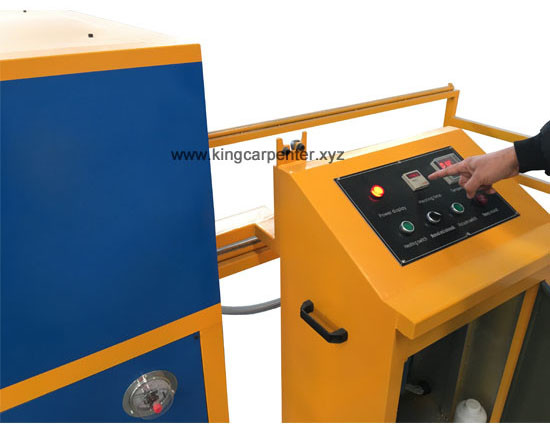 Professional door surface vacuum membrane press machine