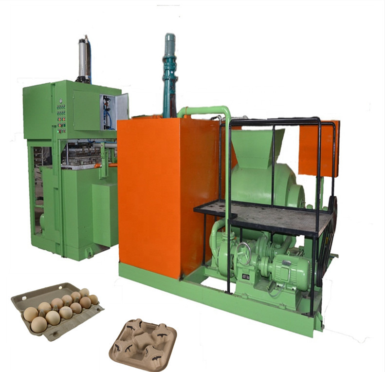 220V/380V Paper Pulp Tray Making Machine with ABS Plastic Forming Molds for Egg Tray Apple Tray Manufacturing