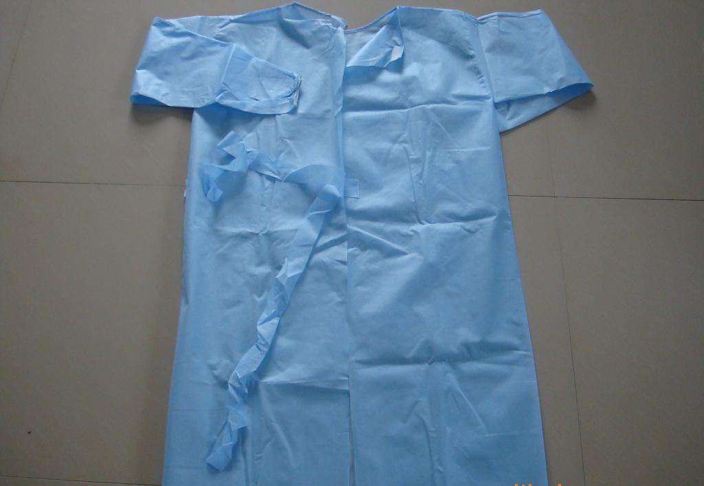 Non Woven Medical Disposables Reinforced Surgical Gown Flexible Lightweight