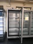 Refrigerated Vertical Glass Door Freezer, Multideck Frozen Food Cabinets
