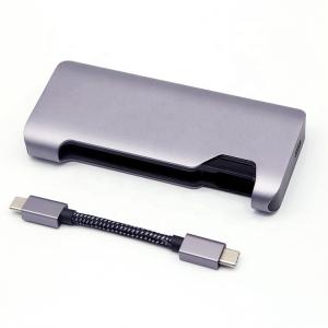 China 7 In 1 PD Charging Hidden Cable USB C Docking Station wholesale
