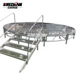 Portable Outdoor Glass Floor Wedding Dance Stage 1m 2m 4m Length