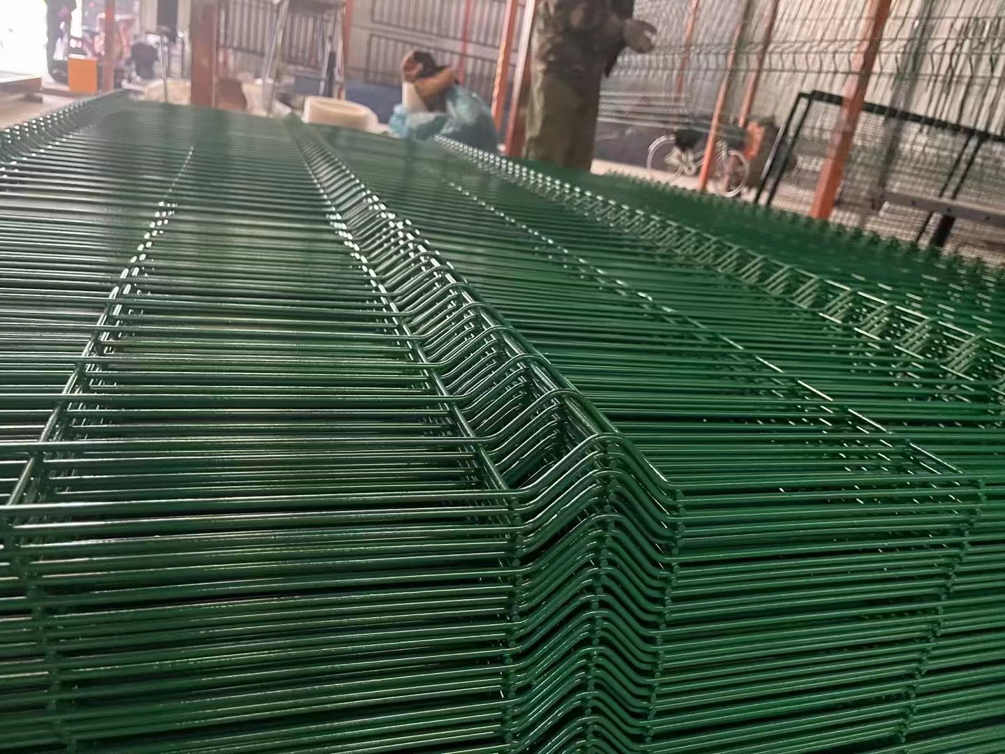 Roll Top Triangle Bending 3d Curved Fence Brc Welded Fence Sustainable