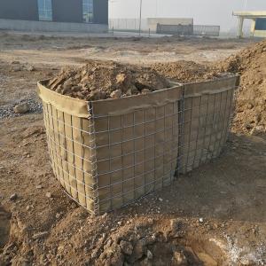 China Welded Gabion Box Flood Military Bastion Galfan Defensive Barrier wholesale