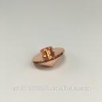 Industry Laser Cutting Parts , Laser Nozzle Copper Material CE Certification