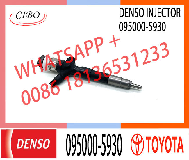 common rail injector 095000-5930 for toyota truck diesel pump injector 23670-09060 for toyota high pressure engine