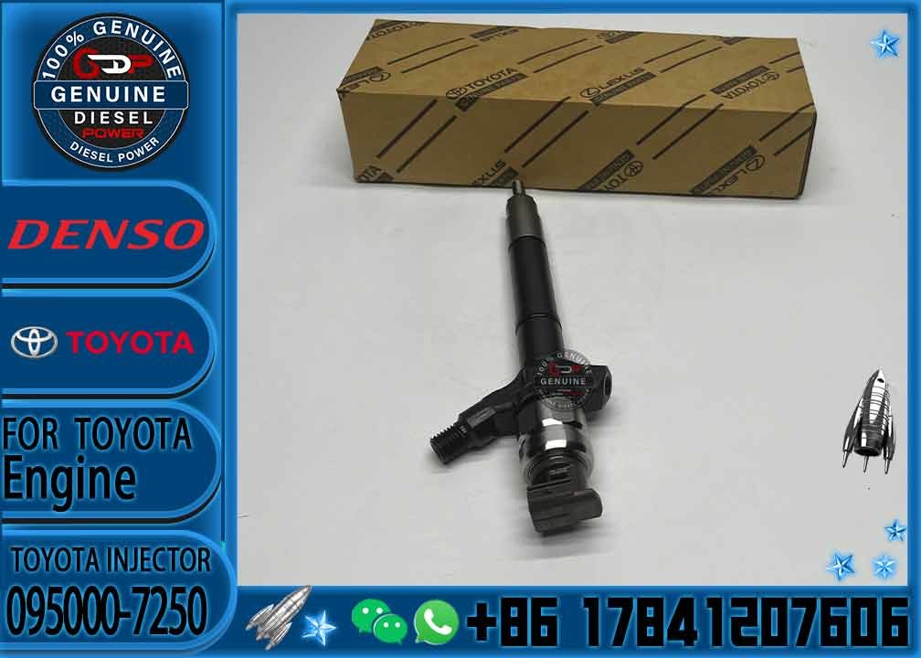 2AD-FTV Auto Engine Parts Injector 095000-7250 Diesel Fuel Nozzles Injector 095000 7250 0950007250 for Toyota Avensis