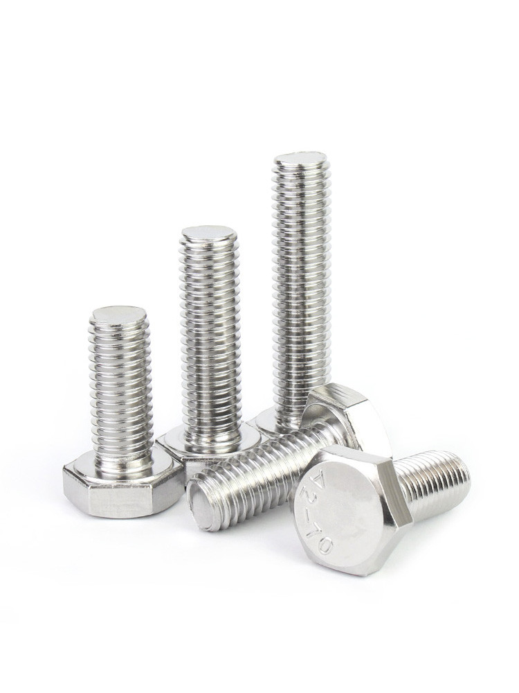 Grade 12.9 Stainless Steel Bolt M22 Outer Hexagon Bolt Black