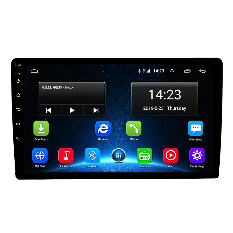 Bingfan aux dvr carplay audio video dvd player Portrait big Screen Tesla headrest car radio for 2018 Nissan NAVARA