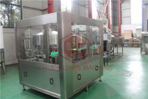 China Volumetric Bottle Vial Filling Aluminum Canning Equipment With Bottle Washing wholesale