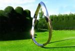 Yard Decorative Outdoor Metal Sculpture , Welding Metal Garden Sculptures