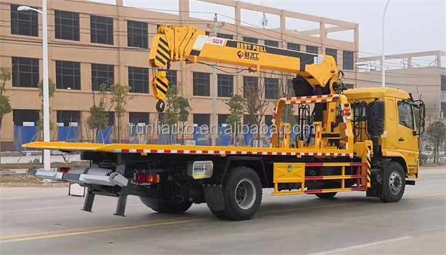 Heavy Duty Shacman Flat Bed Tow Car Bus 15 Ton Wrecker Towing Truck