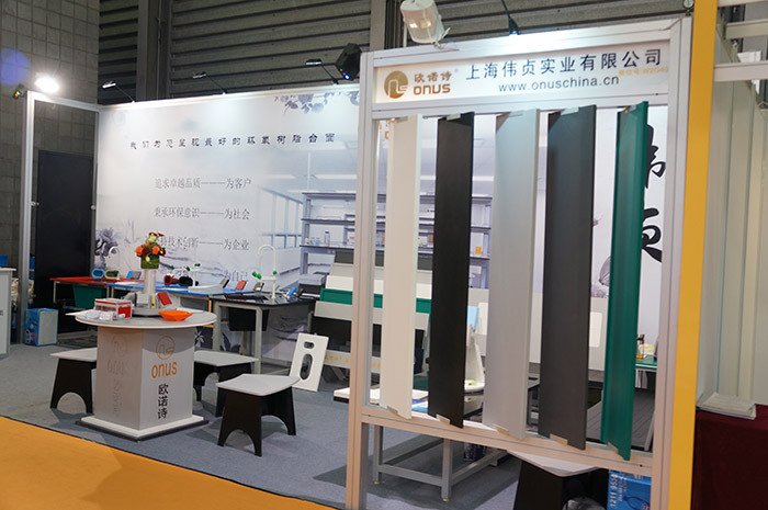 Strong alkali resistance epoxy resin lab countertops molded marine edge