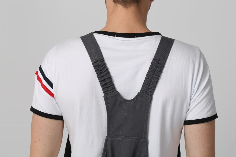 1% Carbon Fiber Anti Static Workwear 350gsm Fire Resistant Bib Overalls