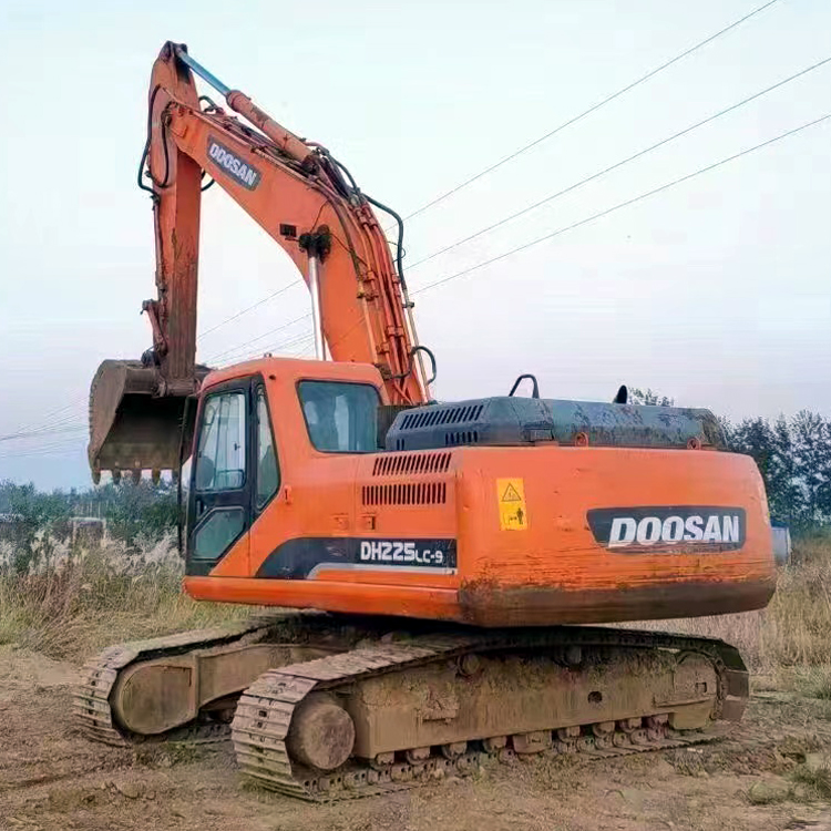 21800 KG Operating Weight Used Doosan Crawler Excavator 90% Doosan DH225 Anhui DX225