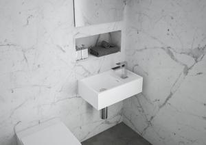 China UV Resistant Small Wall Mounted Sink Pollution Resistant Eco Friendly wholesale