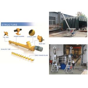 China Concrete Powder Long Distance Helical Tubular Screw Conveyor wholesale