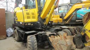 China Used Mini Wheel Excavator Hyundai R60W-7 New arrvial wholesale