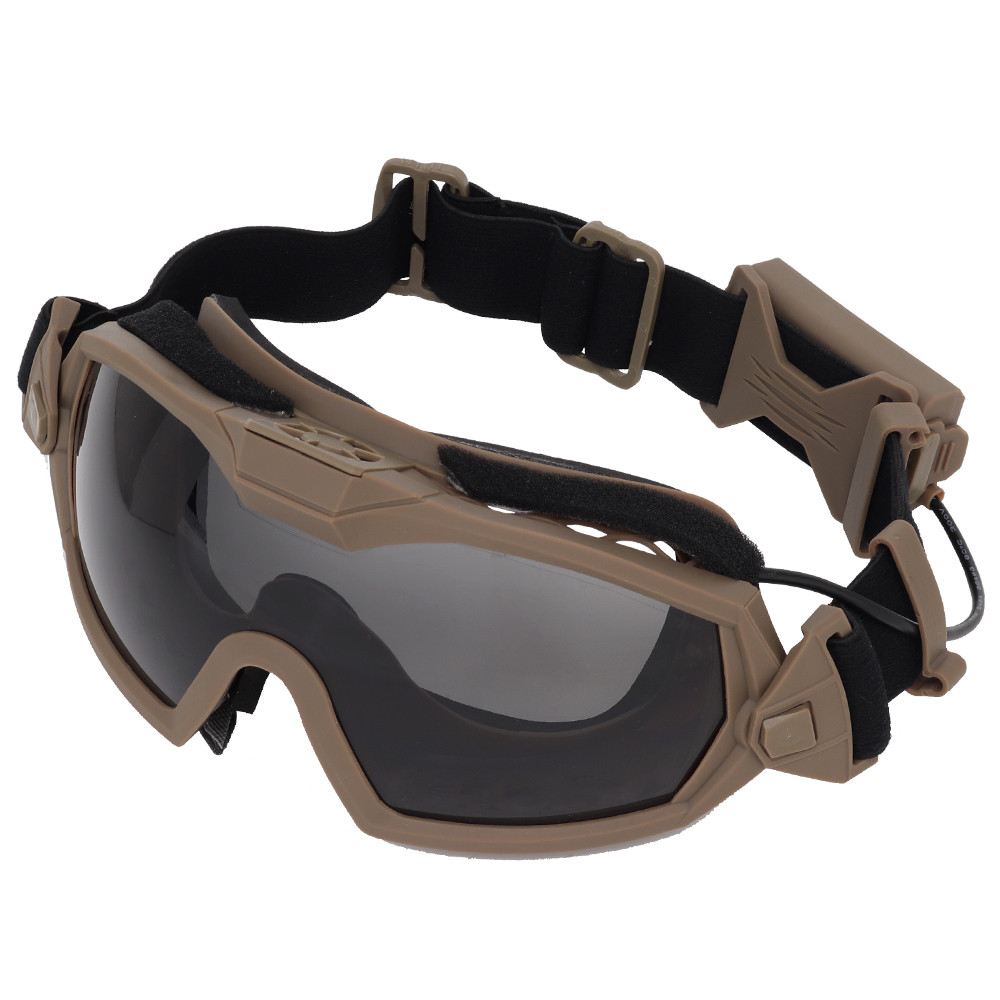 Anti Fog Military Protective Equipment TPE ABS Tactical With Fan