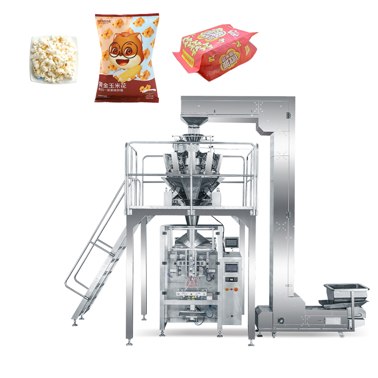 French Fries Small Vertical Packing Machine PID 4KW 7kg