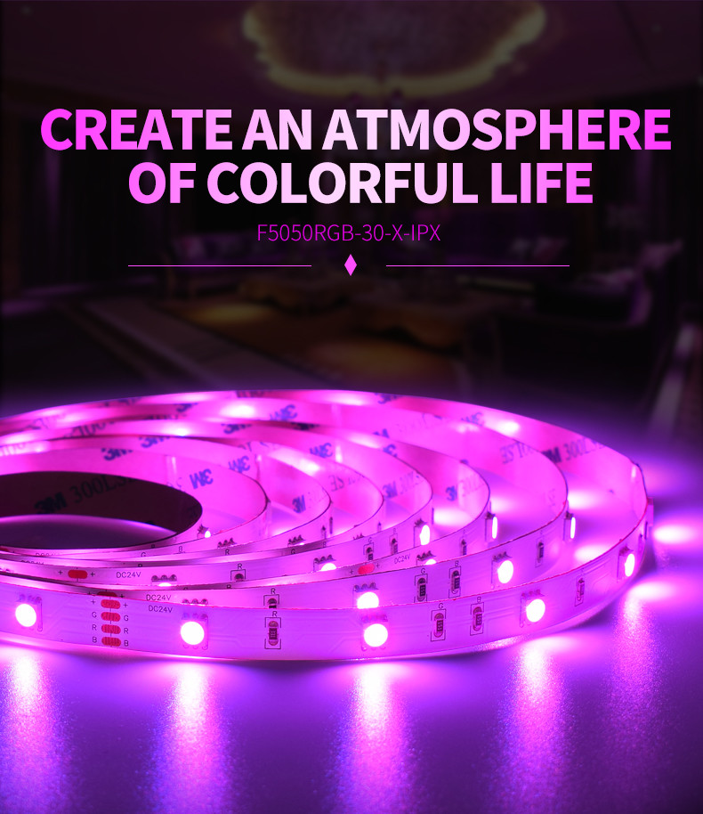 Smd 12V / 24V 5050 Led Plant Grow Light Strip RGB 300LEDS Waterproof Underwater Ip 20 65 67 68