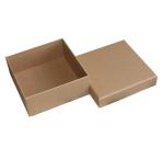 900gsm Gray Cardboard Kraft Paper Packaging Box Square Gift Boxes With Lids