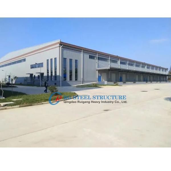 Q355 S355B Steel Structure Factory , Prefabricated Industrial Steel Construction