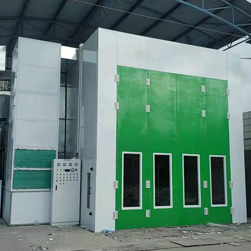 15m Truck Painting Room 2024 CE Approved Bus Spray Booth with Air Speed m/s of 0.2-0.3