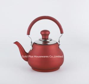 China 1.5L Metallic Painting Signal Stainless Steel Whistling Kettle With Bakelite Handle wholesale