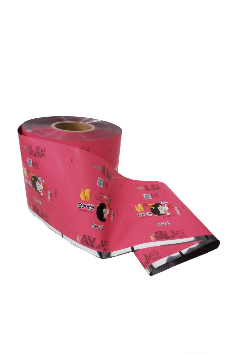 Safety Laminating Automatic Plastic Roll Film For Chips / Snack Packing Bar Film