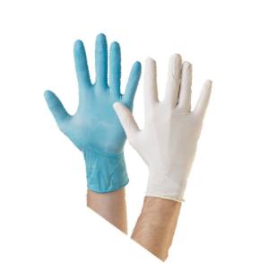China Natural Latex Disposable Medical Gloves Good Isolation Beaded Cuff wholesale