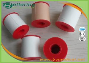 China Medical Zinc Oxide Adhesive Plaster Tape Highly Breathable White / Skin Colour wholesale