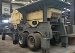 80TPH Mobile Crushing Machine Track Mounted 350mm Feeding