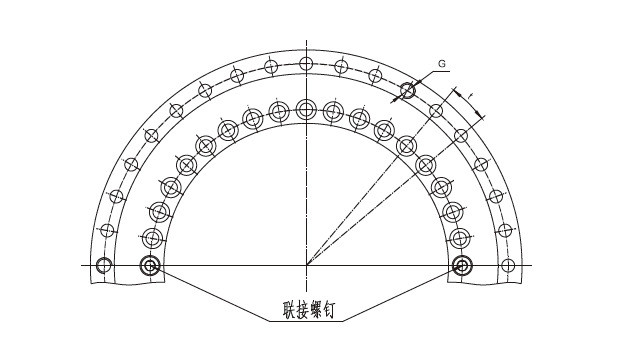 YRT120 yrt rotary bearing made in china