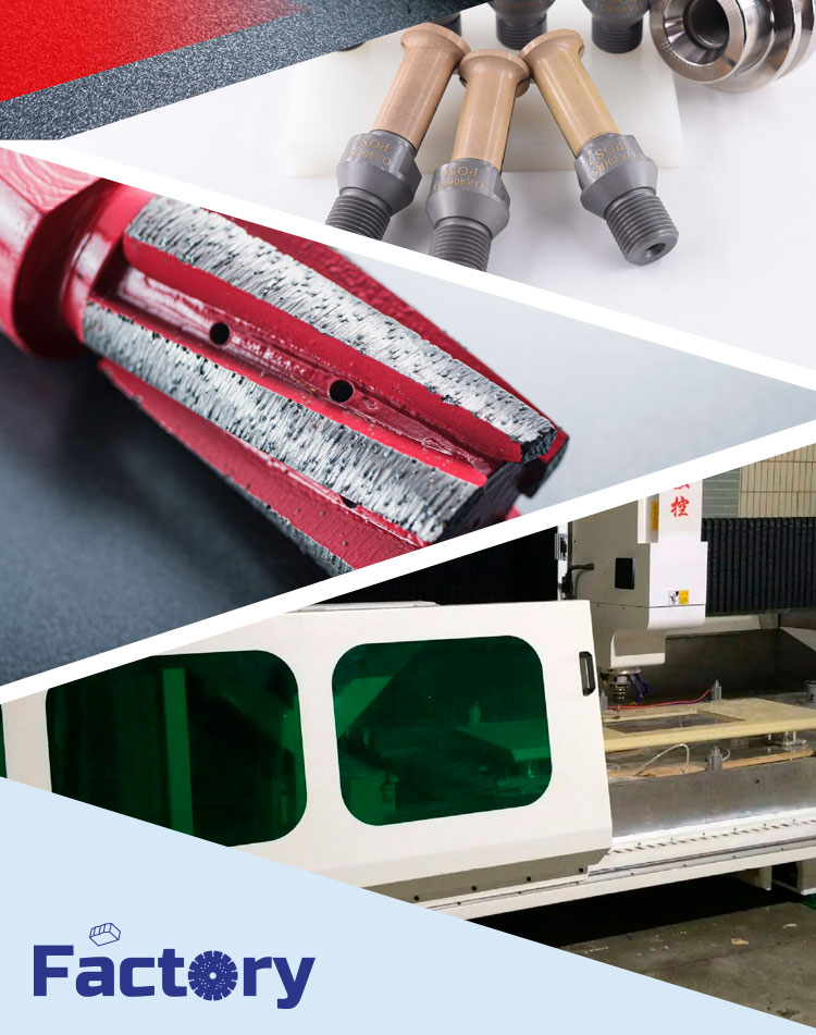 Sharp Cutting Edge Diamond End Mill CNC Router Bits for Marble Granite Grinding CN JIN