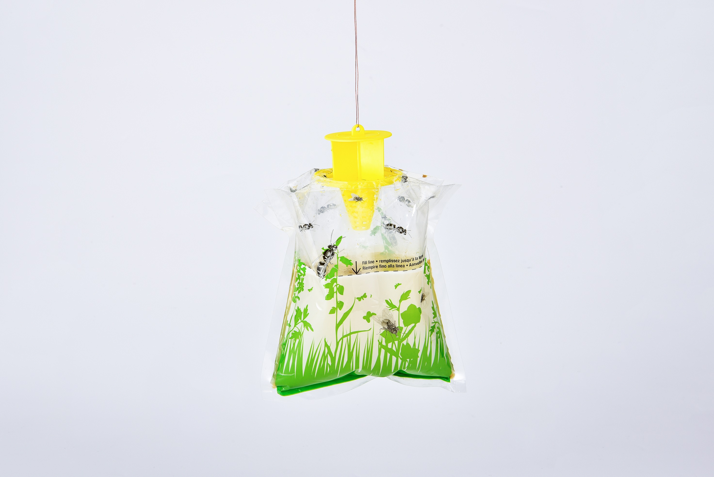 Square Eco Material Mini Fruit Fly Trap Bottle Target Lure Plastic Feature for Indoor