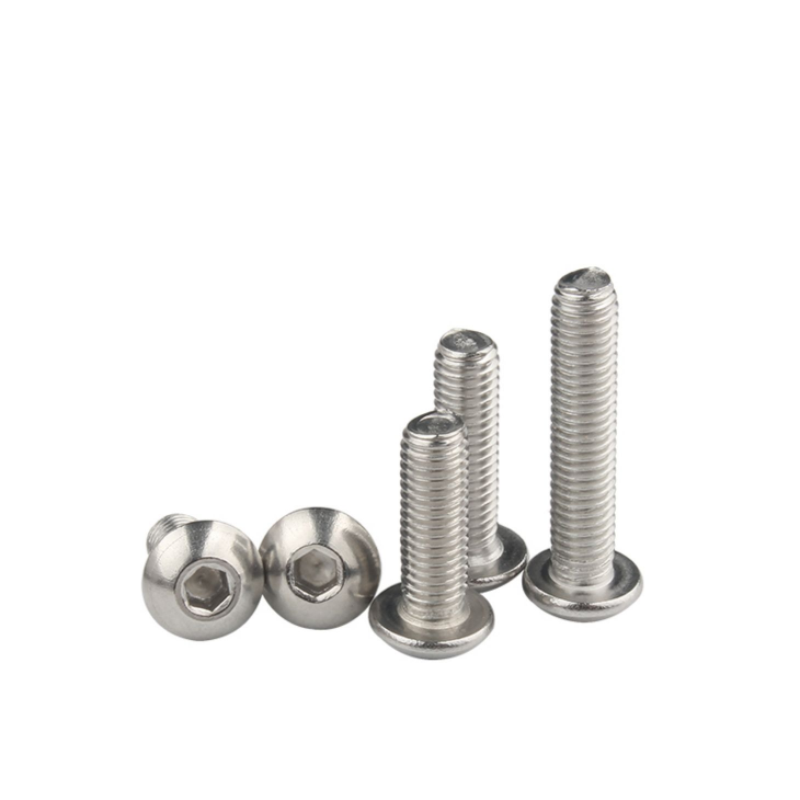 Button Head DIN 7380 SS304 A2-70 Stainless Steel Hex Socket Machine Screw Original